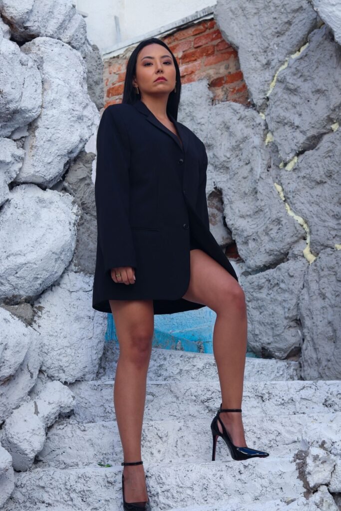 Balmain Black Blazer Dress