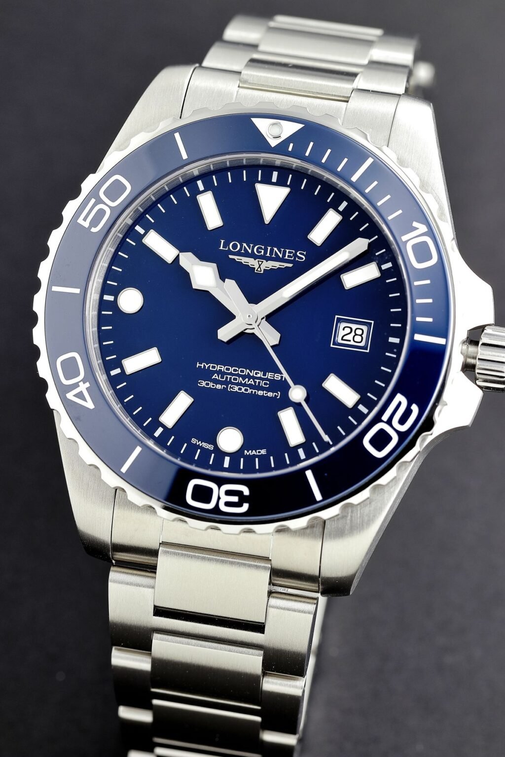 Longines HydroConquest Blue Dial Diver Watch