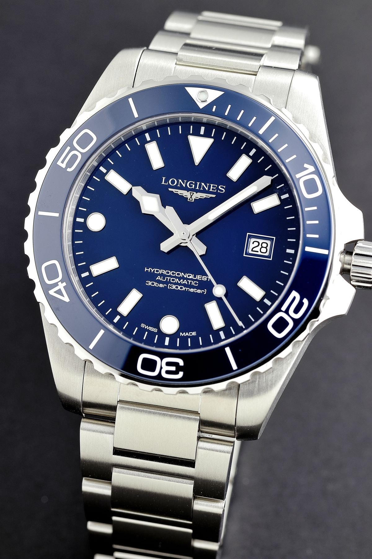 Longines HydroConquest Blue Dial Diver Watch