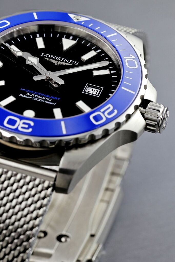 Longines HydroConquest Diver on Mesh Bracelet