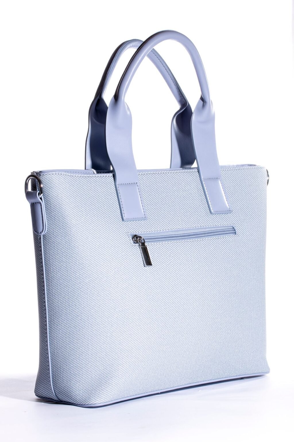 Louis Vuitton Light Blue Leather Tote