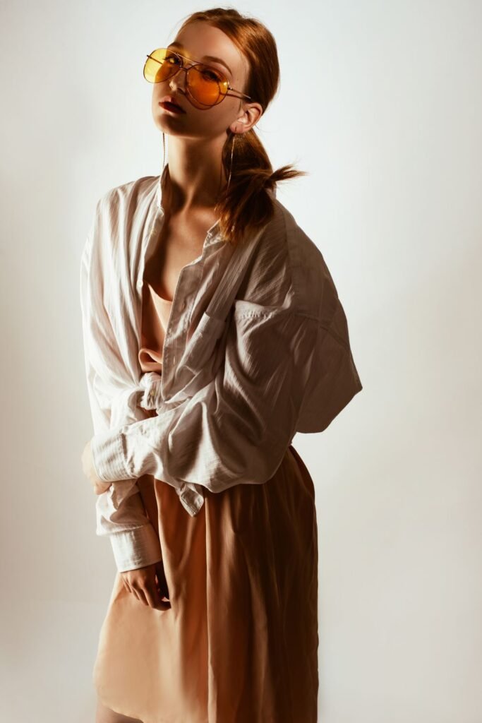 The Row Oversized Ivory Cotton Shirt